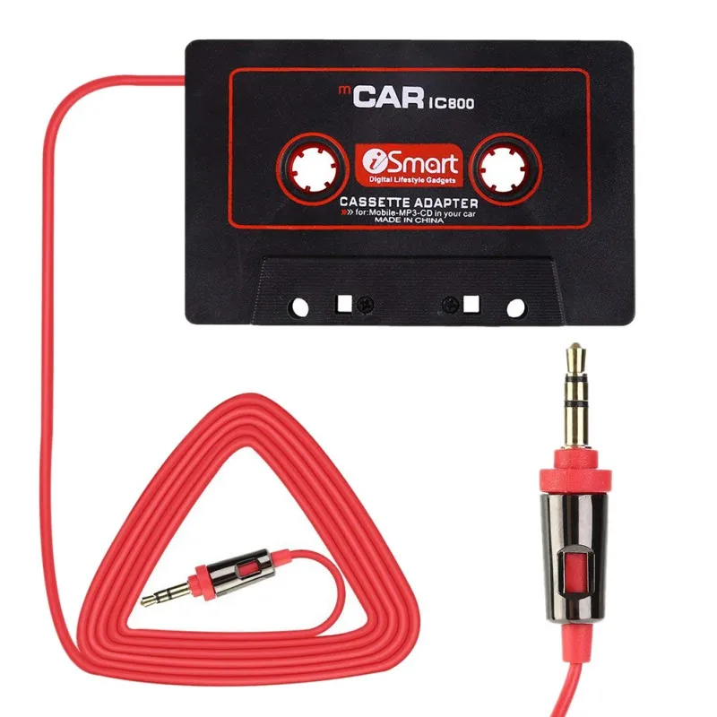 Car Cassette Tape Adapter Cassette Mp3 Player Converter For iPod For iPhone MP3 AUX Cable CD