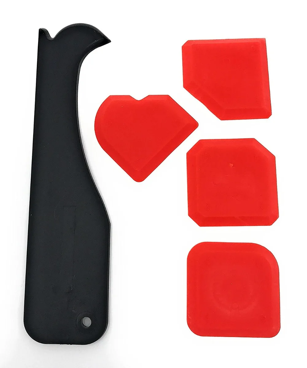Free Shipping Professional 5 Pieces Caulking Tool Set Silicone Acrylic Remover Scraper Grout Finishing Sealant Buddy | Инструменты