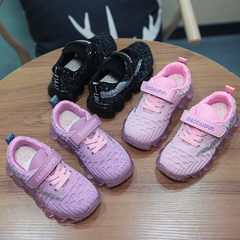 2019 ربيع جديد الأطفال أحذية الفتيات الفتيان رياضية الاطفال الأزياء والأحذية عارضة رياضة الجري للأطفال أحذية رياضية حجم 26- 36