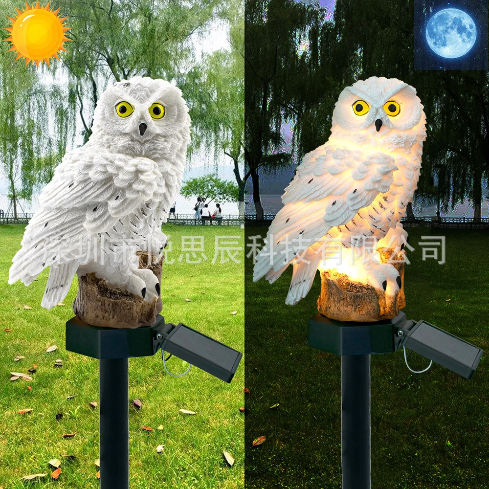 Forma ao ar Livre à Prova Nova Solar Fantasia Coruja Dwaterproof Água Casa Paisagem Jardim Grama Luz Led 6 forma ao ar livre à prova dwaterproof