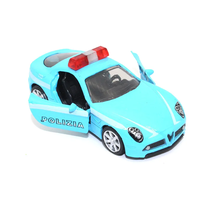 TC 1: 64 Литой Сплав модель автомобиля Alfa Romeo детские игрушки открытая дверь функция оттягивания дать вашему ребенку лучший подарок - Цвет: A