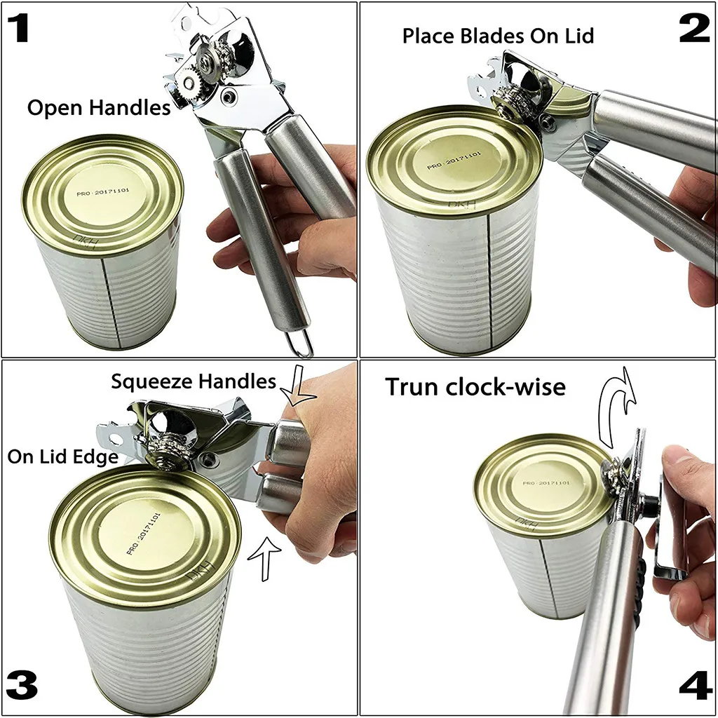 Мульти нержавеющая сталь ручная консервная открывалка кухонная помощь консервная открывалка ручные Кухонные гаджеты для банок канистры открывалка для бутылок
