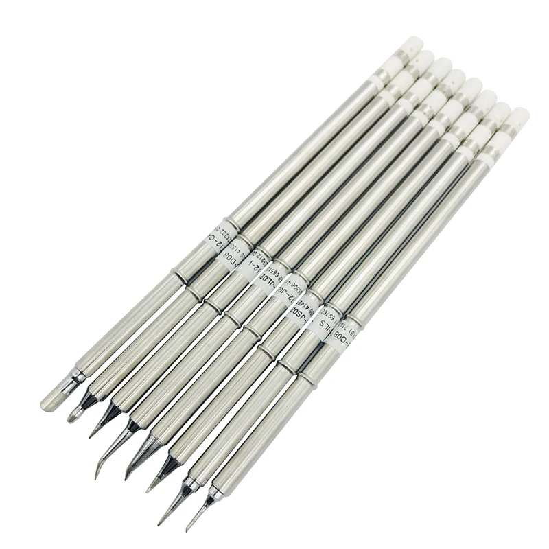 T12 Soldering Solder Iron Tips T12 Series Iron Tip For Hakko FX951 STC AND STM32 OLED Soldering Station Electric Soldering Iron hot stapler plastic repair