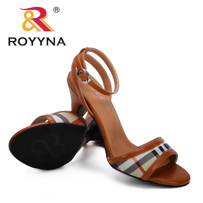 ROYYNA/Новинка года; модная Стильная летняя обувь; женские босоножки; новые удобные летние сандалии с открытым носком; Feminimo; модная мягкая обувь
