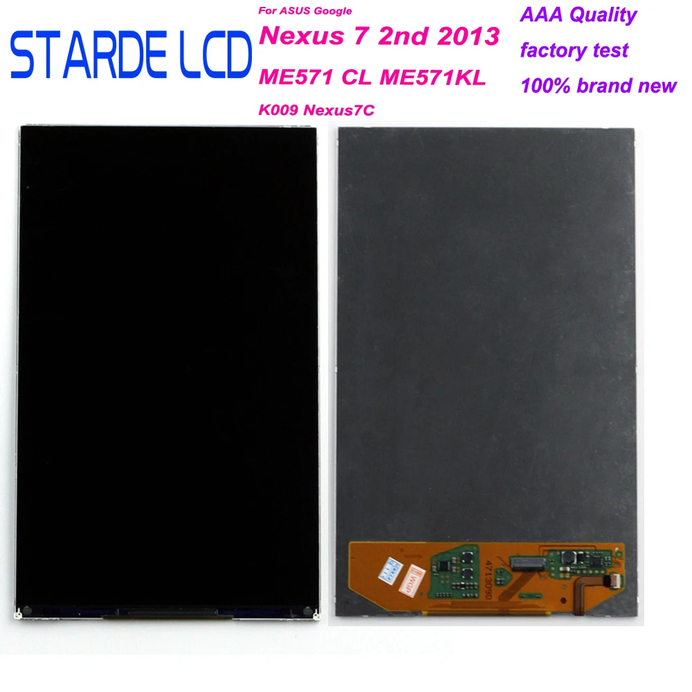 ЖК дисплей STARDE для Google Nexus 7 2nd 2013 ME571 ME571CL ME571KL дюймовый сенсорный экран дигитайзер