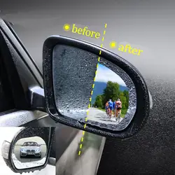 2 шт./компл. автомобиля Стикеры незапотевающий автомобиля Зеркало заднего вида защитная пленка зеркала автомобиля окна Прозрачная пленка