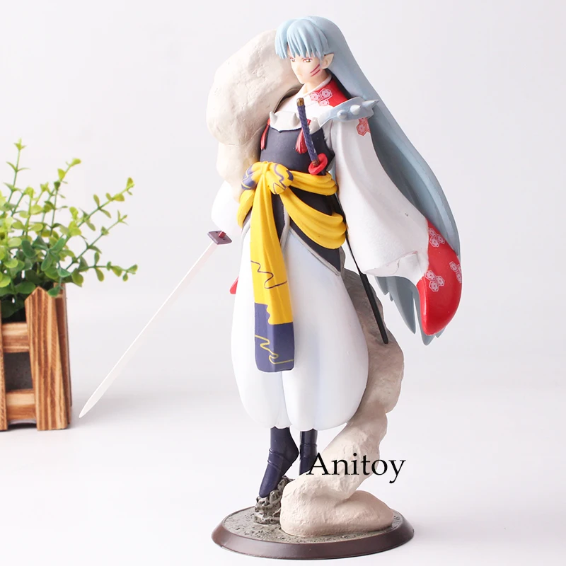 InuYasha фигурка InuYasha Аниме Sesshoumaru фигурка игрушка в подарок 22 см KT4669