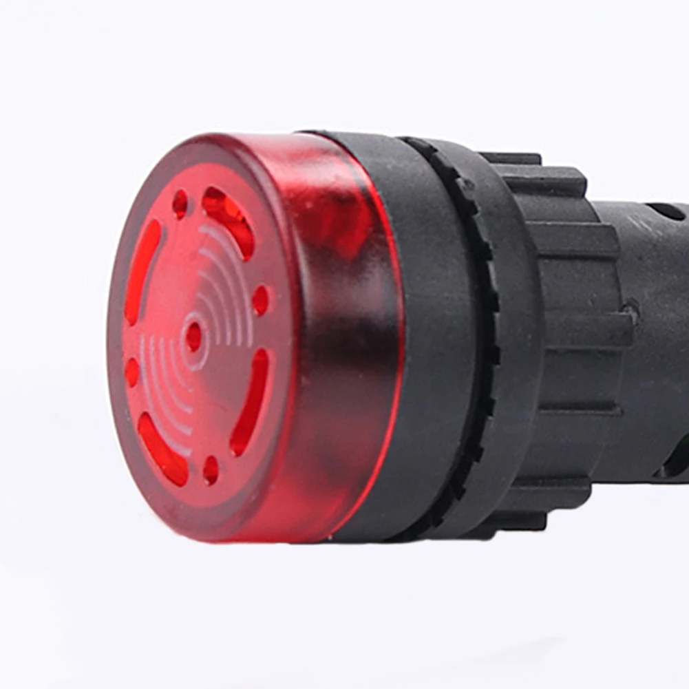 1 шт зуммер 12V 24V 220V 380V Панель Крепление W зуммер звуковой сигнал светодиодный индикатор питания сигнальный светильник лампа#0304