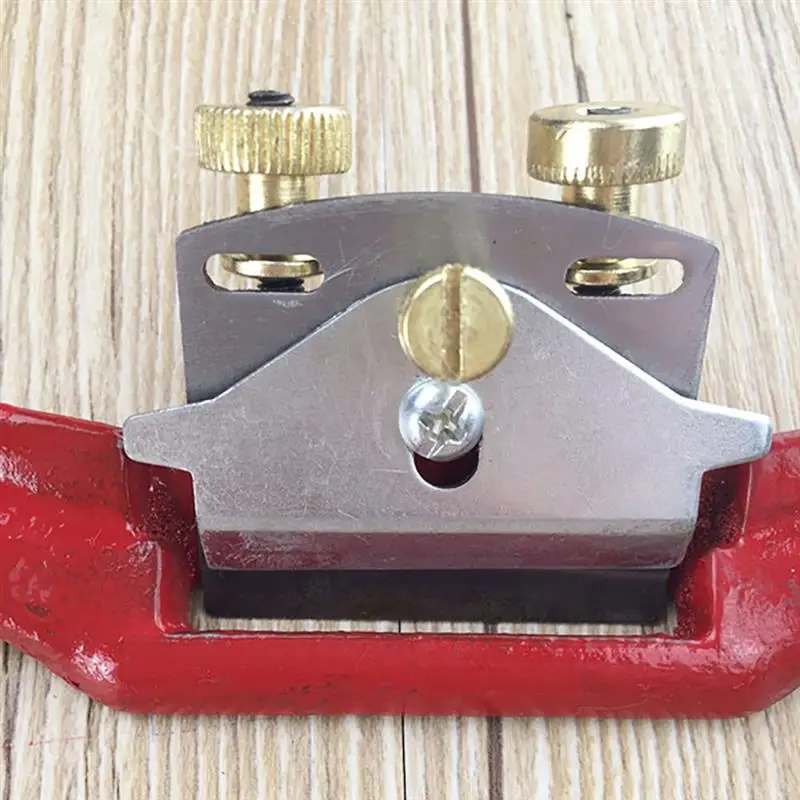 Adjustable Plane Spokeshave Woodworking Hand Planer Trimming Tools 9 Inch Wood Hand Cutting Edge Chisel Tool With Screw