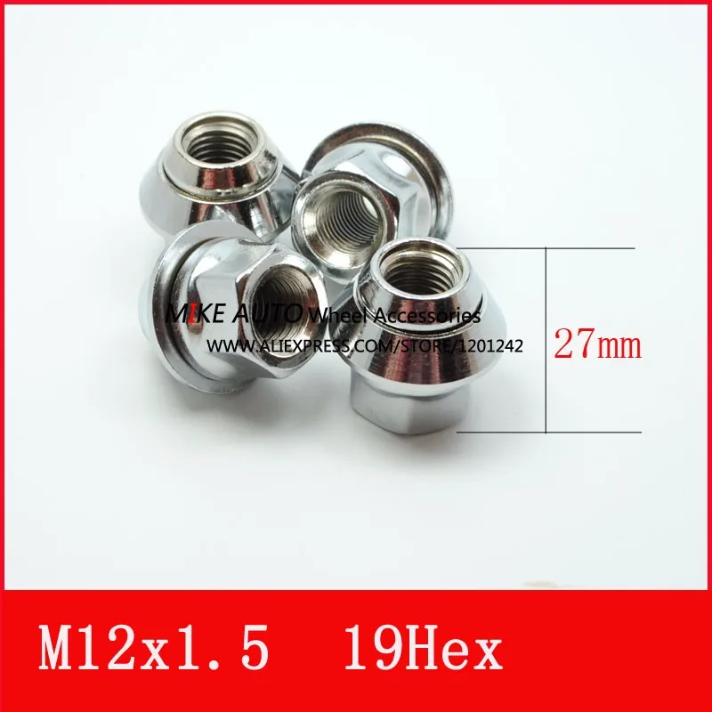 1 шт. открытая гайка с наконечником колеса m12x1 5 PCD HEX19(3/ 4 &quot) для FORD Mondeo Focus|lug nuts|wheel