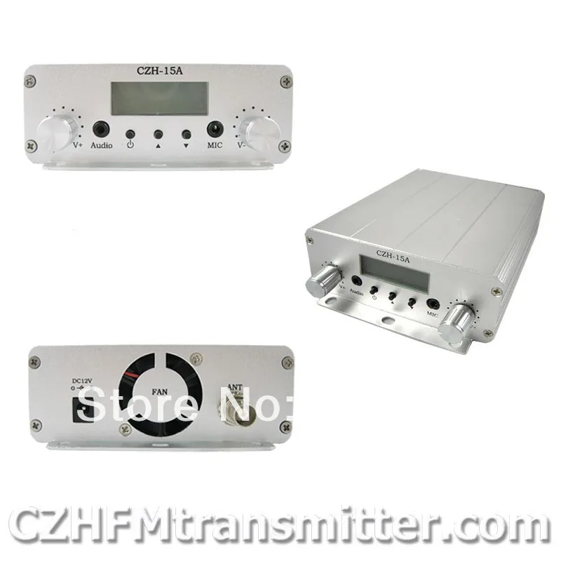 FMUSER CZH CZE 15A 15W FM stereo PLL широковещательный передатчик Бесплатная доставка|broadcast