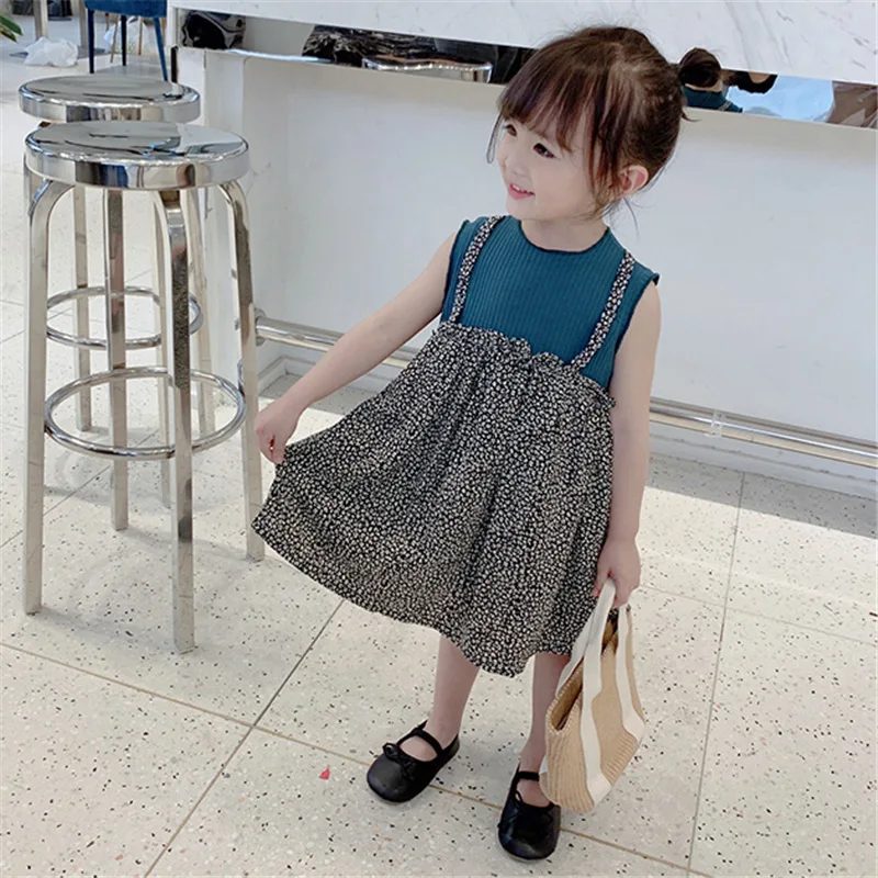

Mihkalev Cute kids dresses for girls party wear 2-8Year baby girl summer dress 2019 for kids clothes children beach dreses