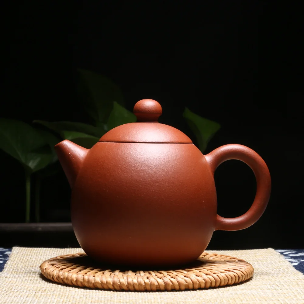 H 0024 Yixing teapot pot famous pure handmade ore clear cement egg Kung
