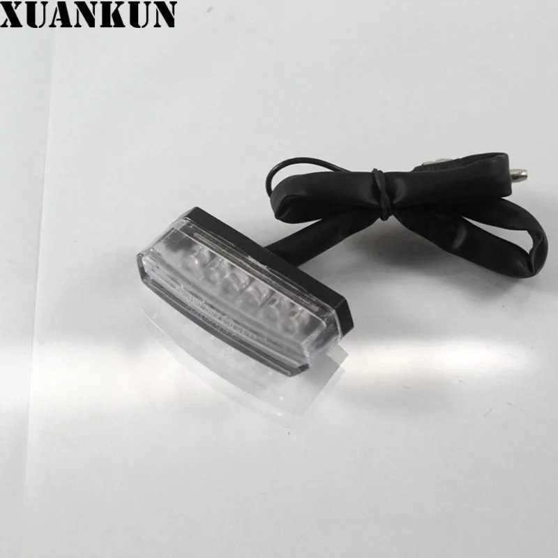 

XUANKUN Motorcycle Accessories Modified Retro LED Small Tail Lights Brake Lights