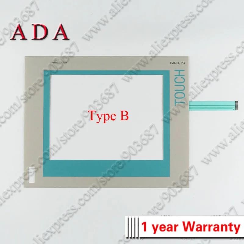 6AV7722-2AC00-0AD0 сенсорная панель стекло дигитайзер для 6AV7722-2AC00-0AD0 с фронтальной накладкой(защитная пленка