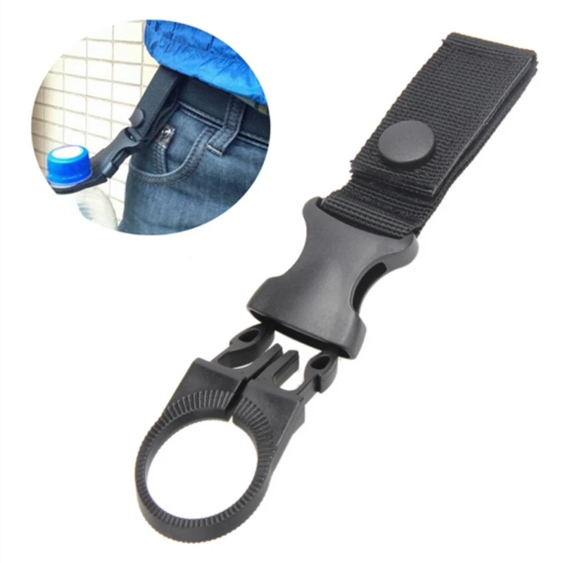 

EDC Tactical Gear Military Nylon Webbing For Outdoor Tools Buckle Hook Water Bottle Holder Belt Clip Bushcraft Camp Carabiners