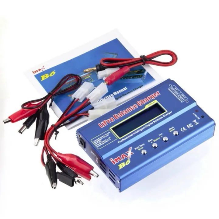 

IMAX B6 RC Lipo NiMh Battery Digital Balance Charger with T Plug or Tamiya Connector Calbe