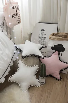 

Soft Warm Cushion Nordic style Lovely Romantic Star shape decotative Sofa and bed decoration hold pillow cushion