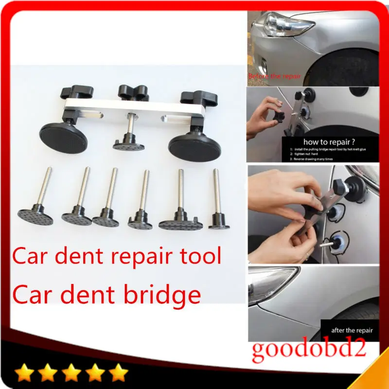 

DIY Car auto Body Repair Tool PDR Paintless Dent Car Repair Tools Pulling Bridge Dent Removal Install Pry Kit for VW, Audi ,Benz
