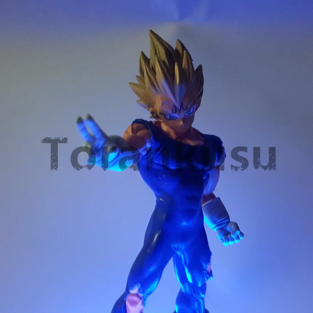 Фигурка Dragon Ball Evil Vegeta светодиодная основа ПВХ Драконий шар модель игрушки аниме Dragon Ball Z фигурка Вегета DBZ