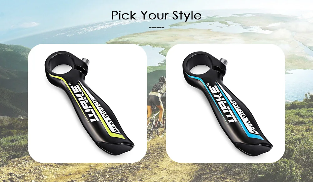 WAKE HY - 408B Pair of Aluminum Alloy Bicycle MTB Bike Handlebar Bar Ends