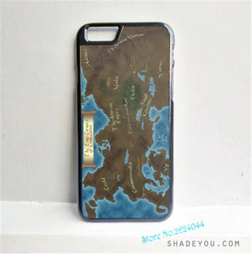 THE KINGKILLER ХРОНИКА КАРТА моды защита телефон дело чехол для iphone 4 4s 5 5S se 5c 6 s 7 плюс #