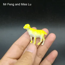 Kawaii моделирование Овцы прекрасная модель животного на ферме обучающее руководство обучающая игрушка