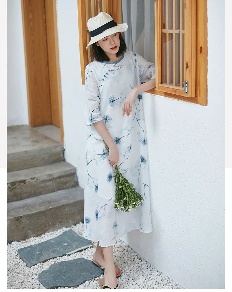 SCUWLINEN 2019 женское летнее платье S846