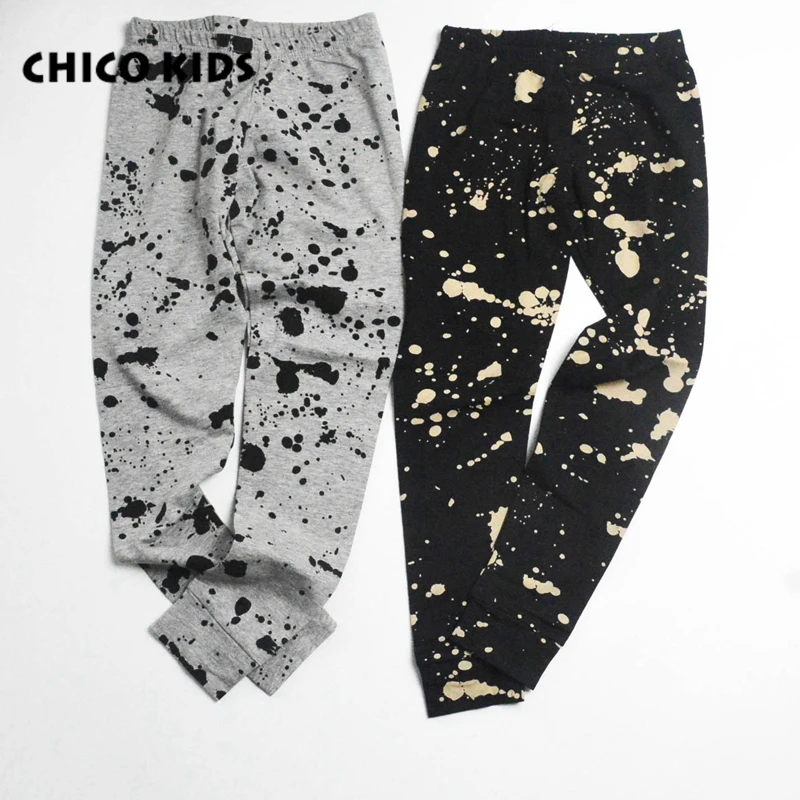 

18 kids Girls Boys Splash-Ink Pants, Children Kids Baby boys Pants, Kids Geometric Baby Boys Girls Summer Clothings W Low price