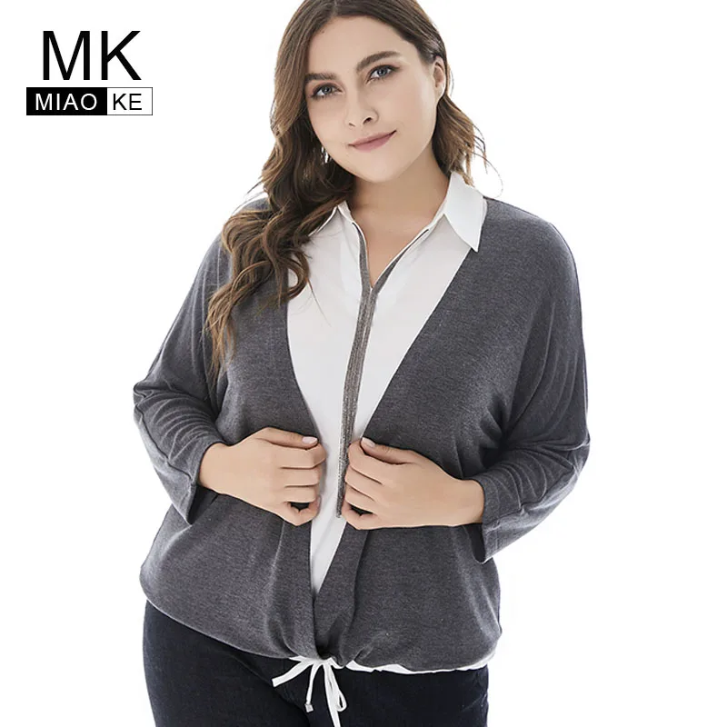 

Miaoke 2018 womens oversized Bat sleeve Vintage t-shirt women High Quality Fashion Ladies Plus Size Streetwear graphic tees