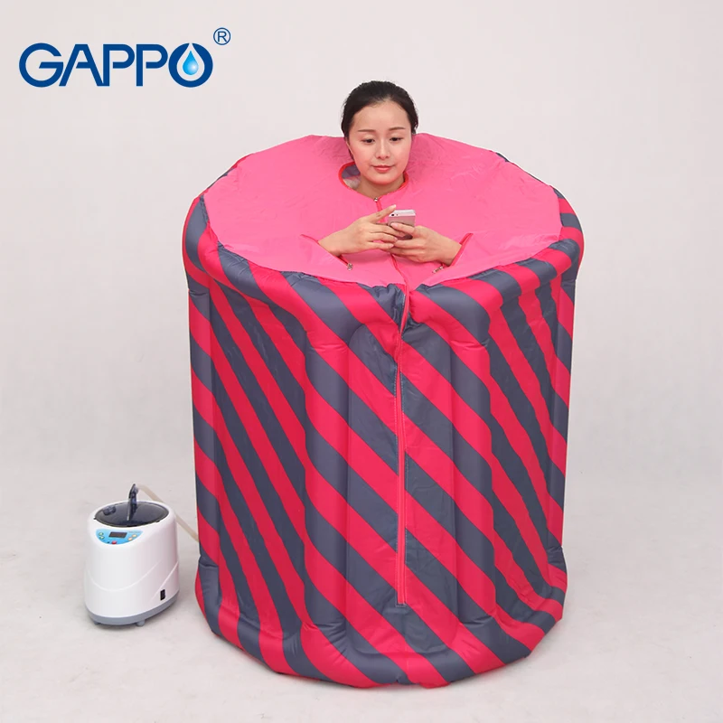 

GAPPO Steam Sauna Portable Inflatable Indoor Steam Beneficial Skin Sauna Suits for Weight Loss Home Sauna Rooms Bath SPA Shower