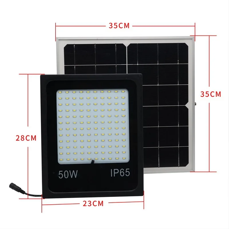 50W Solar Flood Outdoor Lights