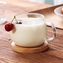 350 мл молочные чашки для завтрака чайные чашки однослойные с ручкой высокотемпературные креативные простые чашки