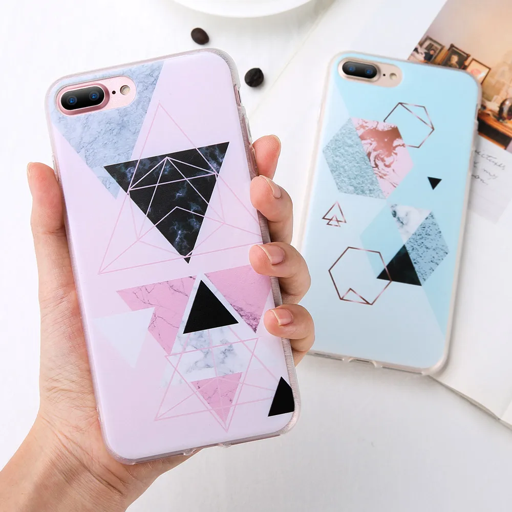 

NORTHFIRE Marble Case For Xiaomi Mi A1 A2 Mi8 Mi6 Mi 8 SE 6X Geometry Soft TPU Cases For Xiaomi Redmi Note 5 5a 4X 5 Plus Cover
