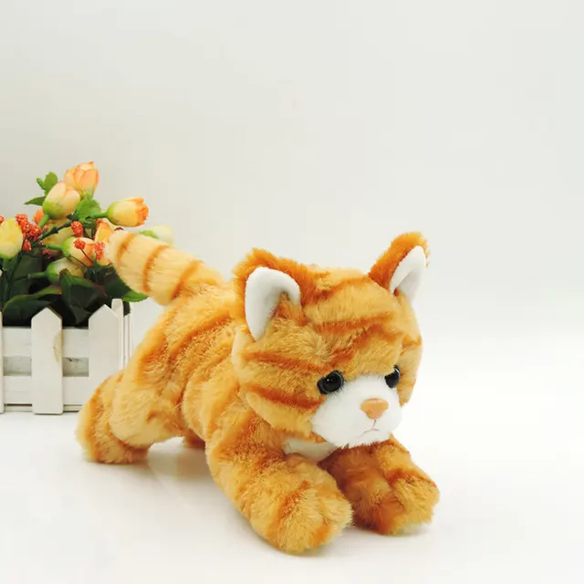 1pcs 20cm Small Kawaii Kitten Cat Plush Toy Stuffed Simulational Cats Soft Kids Toys for