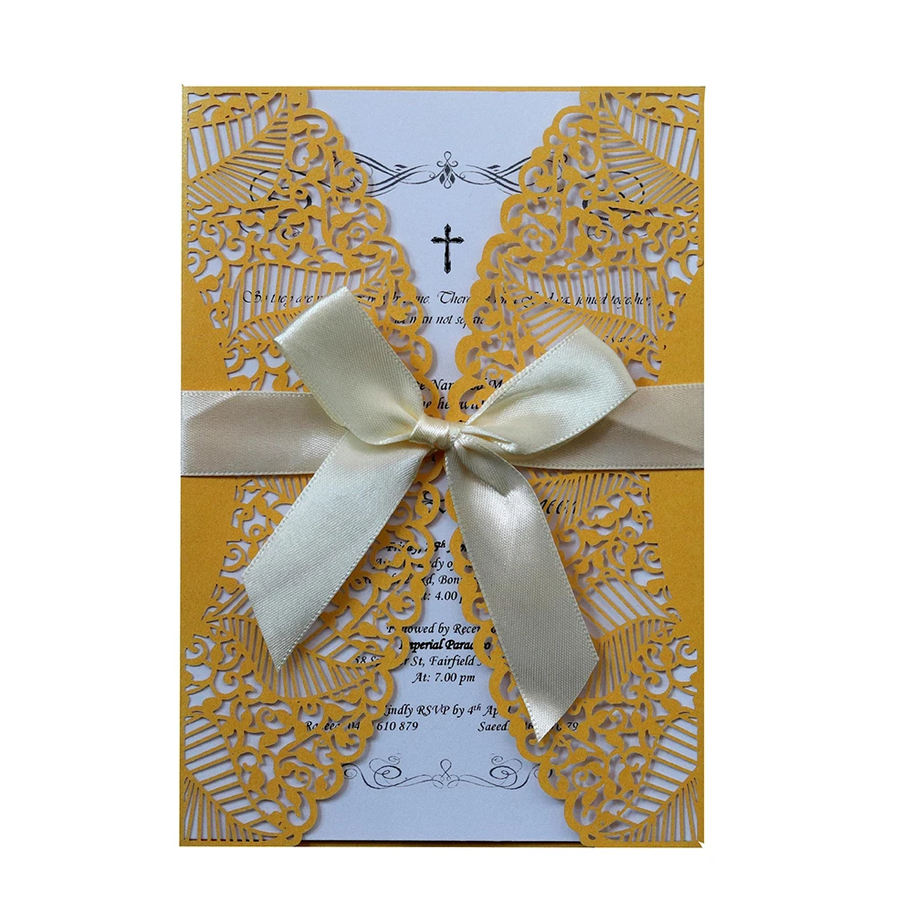 Полый лист форма Пригласительные открытки Свадьба поздравление юбилей открытка приглашения Поздравительные открытки декор для свадебной