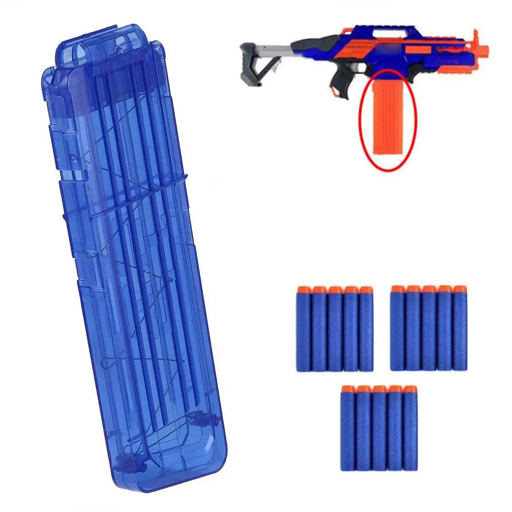 Быстрая Перезагрузка 15 Дартс пуля снаряд серии N strike Blaster клип журнал шт 3 + для Nerf