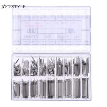 

360pcs 8 to 25mm Watch Band Spring Bars Strap Watch Bracelet Link Pins Steel Watchmaker Clock Repairing Tool Watch Repair Tool