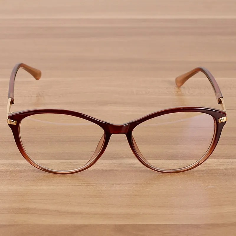 Ретро очки Оптические прозрачные линзы очки с цветами черные прозрачные овальные очки кошачий глаз оправа для очков для женщин и мужчин