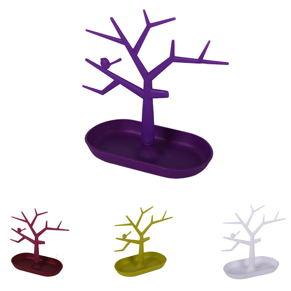 Tree Jewelry Holder Chic Display Jewelry Organizer Show Rack Necklace Ring Earring Stand Holder Show Jewelry Fashion