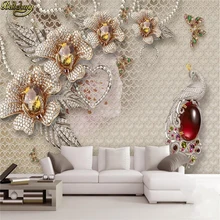 Beibehang новые прекрасные трехмерные украшения цветок ТВ фон пользовательские фото обои большие настенные наклейки