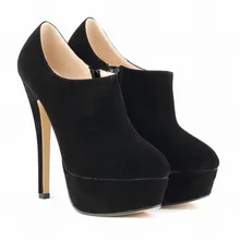 women’s high heels shoes woman round toe platforms party wedding this heels occident popular brand shoe
