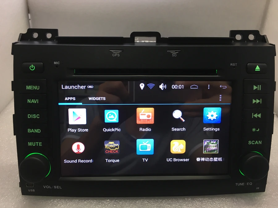7 &quot1024*600 Android 6.0 dvd плеер автомобиля для Toyota Land Cruiser Prado 120 2002 2009 GPS navi Радио BT WiFi 16
