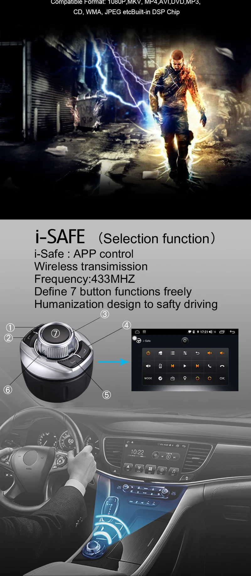 Автомобильный мультимедийный плеер 1 Din Android 8,1 автомобильный DVD для VW/Volkswagen Skoda rapid 2013- " 4G/32G/64G сенсорный экран автомобиля радио gps