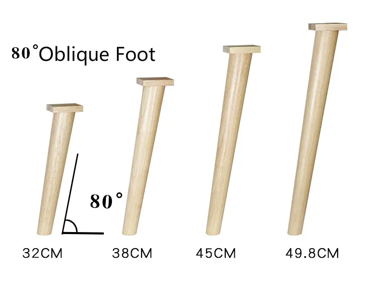 Description Picture 3 of itemNordic Style Solid wood Furniture Foot Multifunction TV Cabinet Feet Sofa leg Oak Wooden Table Legs Stool Feet Furniture Parts