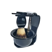 4 шт./компл. безопасный бритвенный держатель Подставка для кистей акриловая чаша для мужчин удаление волос для лица