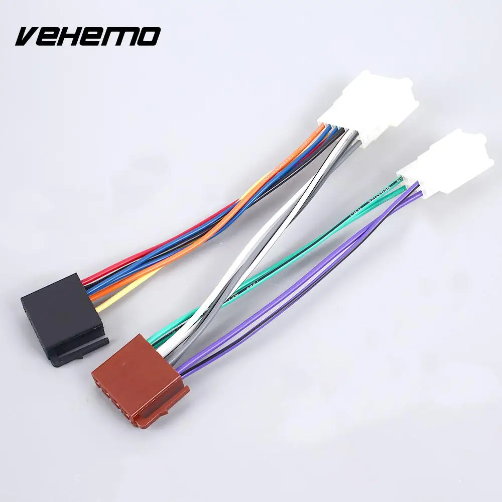 

Plug Wire Audio Line Matched Connector Adaptor Line Interior Connection ISO Wiring Harness Cars Dedicated for Toyota