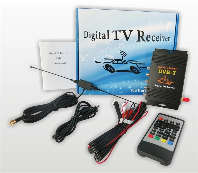 Автомобильное Цифровое ТВ-бокс DVB-T MPEG-4 приемник DVB-T для европейских стран