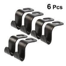 6 шт. Высокое качество практичный Автомобильный подголовник автомобиля Органайзер вешалка крюк для хранения для продуктовая сумка Прочный A20