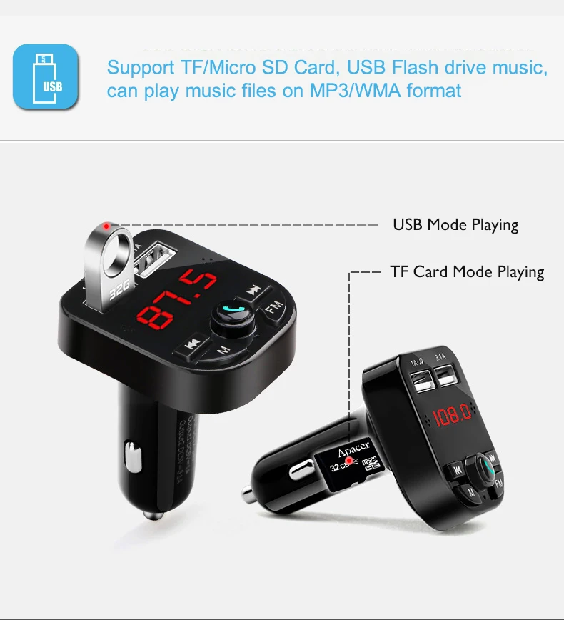 E0070 Bluetooth FM Transmitter (10)